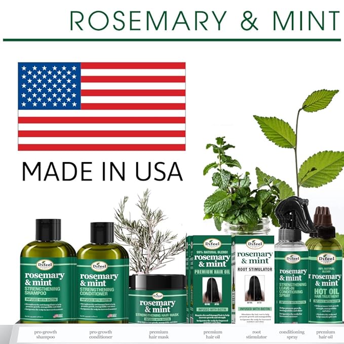 Difeel Rosemary Mint Leave - In Spray - 6 oz - Beauty Exchange Beauty Supply