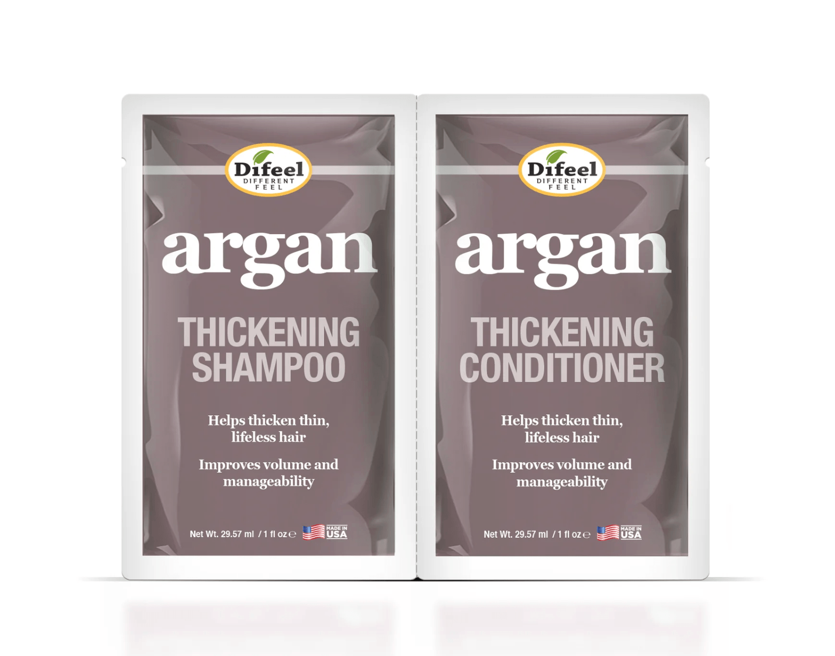 Difeel Shampoo & Conditioner Combo Packet โ 2oz - Beauty Exchange Beauty Supply