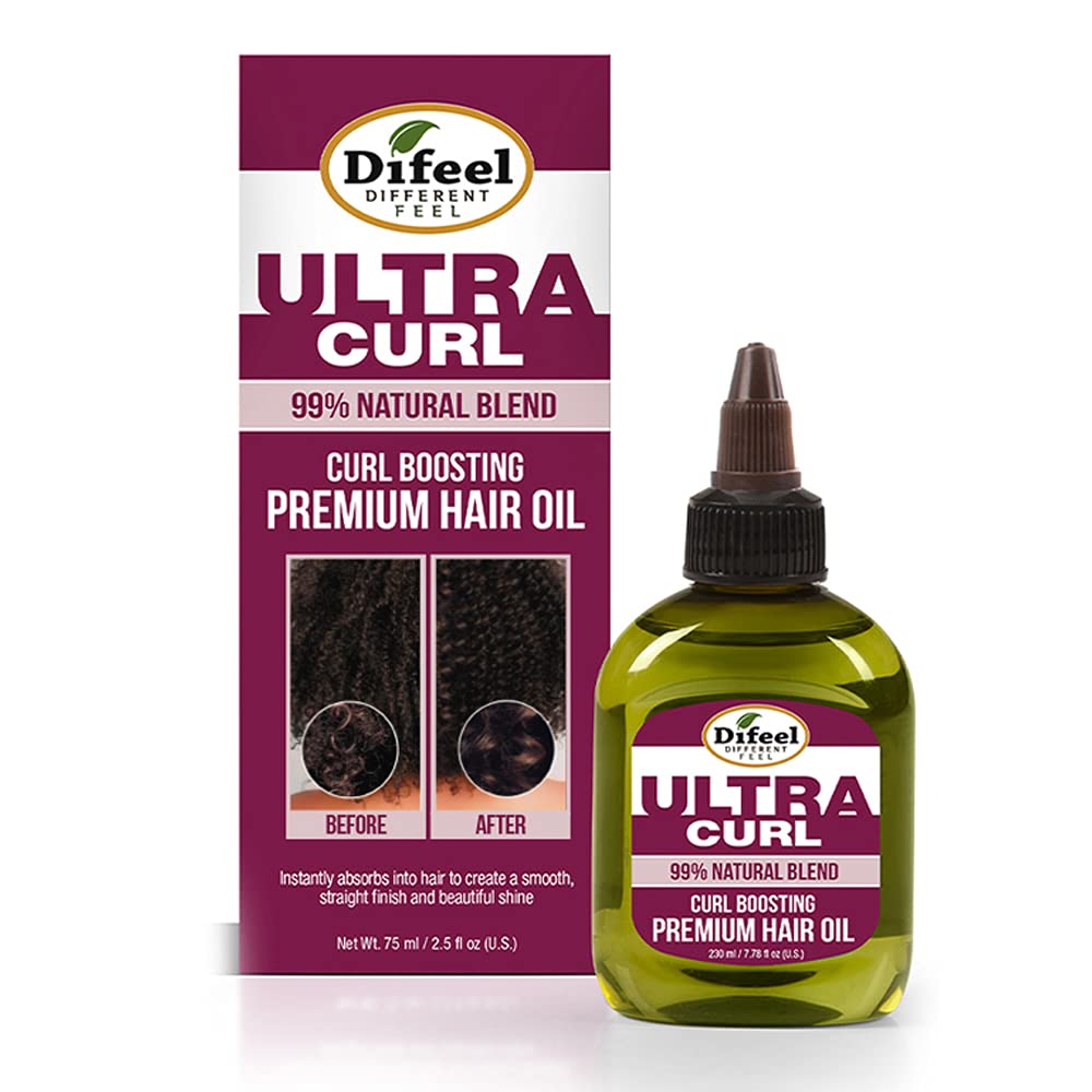 Difeel Ultra Curl Boosting Premium Hair Oil – 2.5 oz - Beauty Exchange Beauty Supply