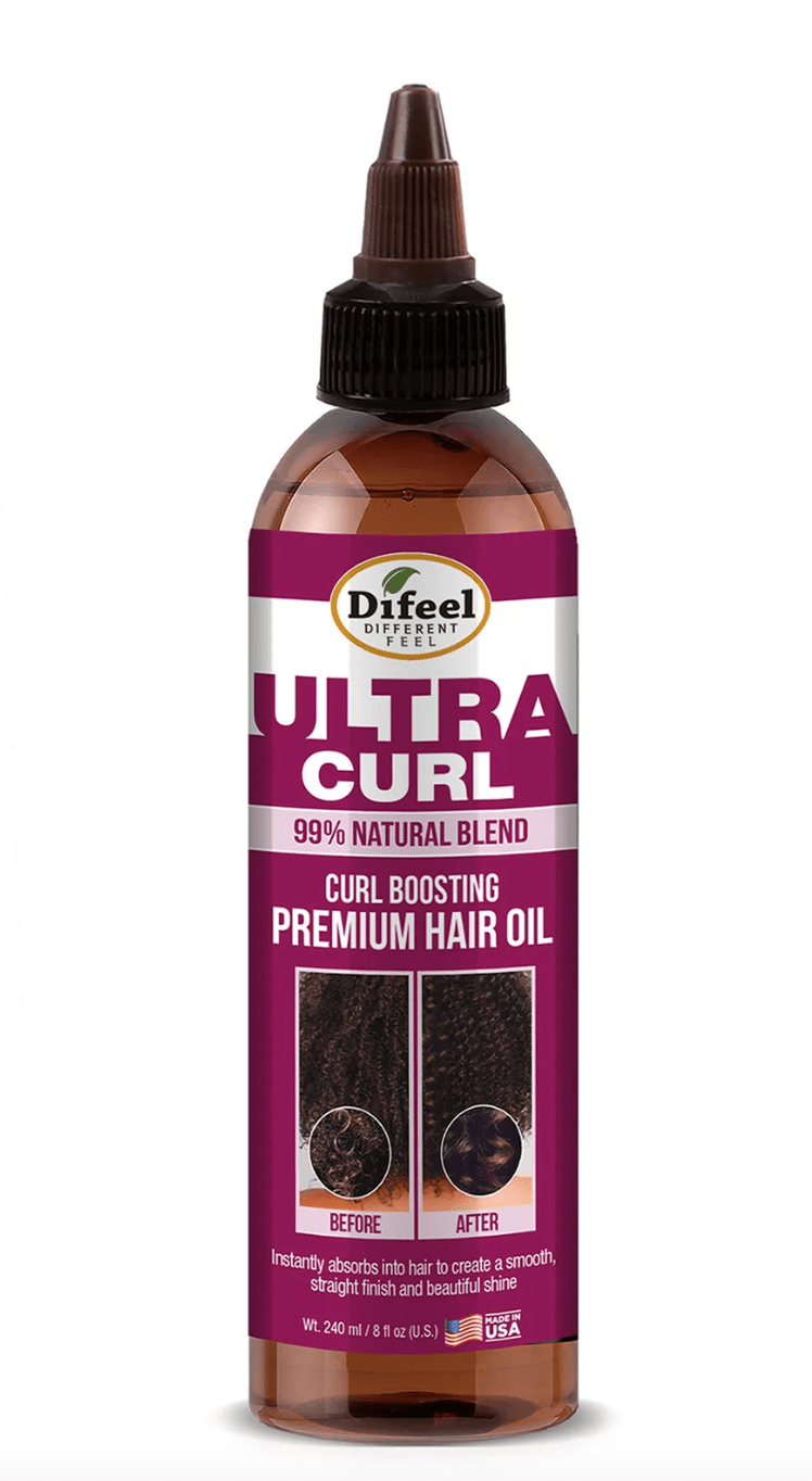 Difeel Ultra Curl Boosting Premium Hair Oil – 8 oz - Beauty Exchange Beauty Supply