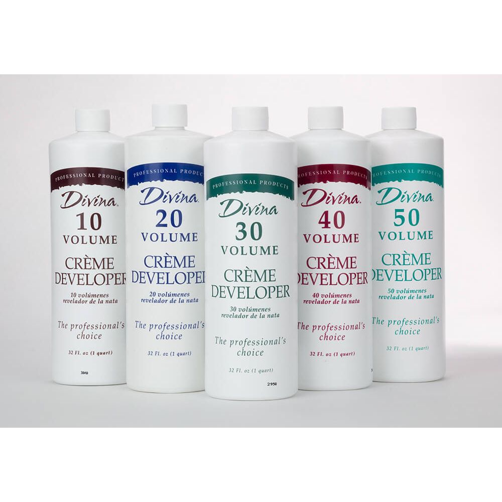 Divina Crème Developer – 10V to 50V (4–16 oz) - Beauty Exchange Beauty Supply