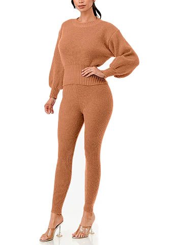 DODO 2 - Piece Knitted Sweater Set - Beauty Exchange Beauty Supply