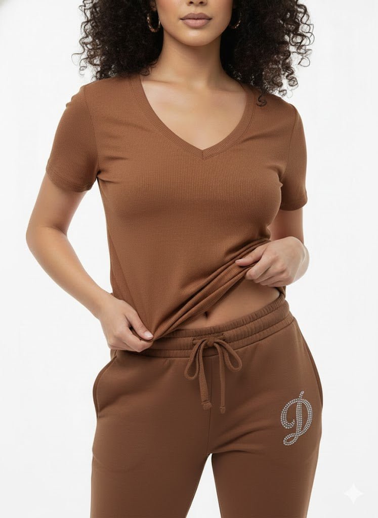 DODO Basic V - Neck T-Shirt - Beauty Exchange Beauty Supply