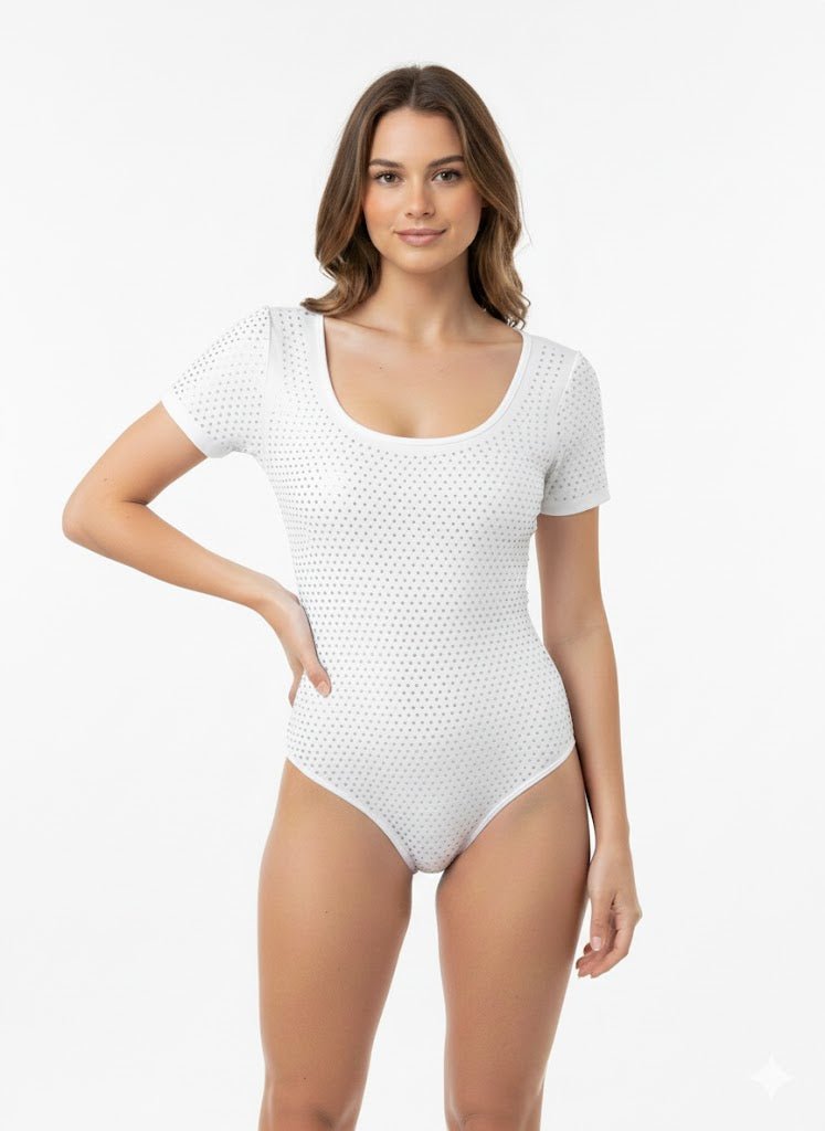Dodo Luxury Rhinestone Bodysuit - Beauty Exchange Beauty Supply