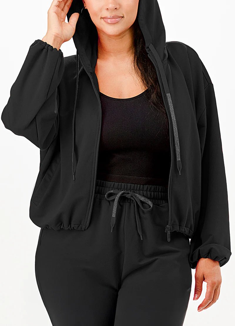DODO Oversized Zip Hoodie Jacket - Beauty Exchange Beauty Supply