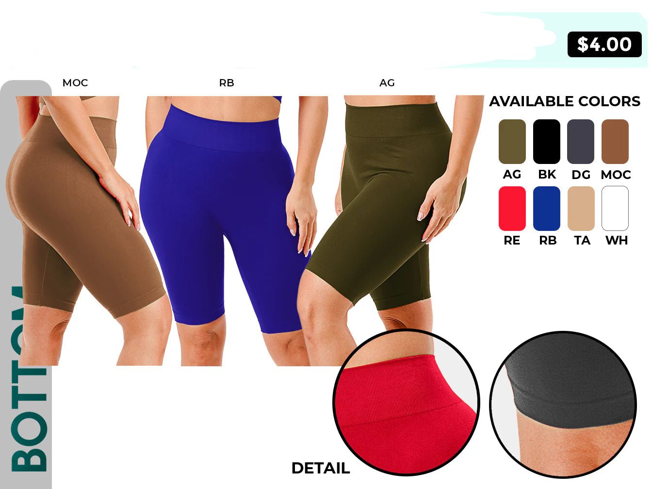 Dodo Seamless 15" Leggings - Reg - Beauty Exchange Beauty Supply