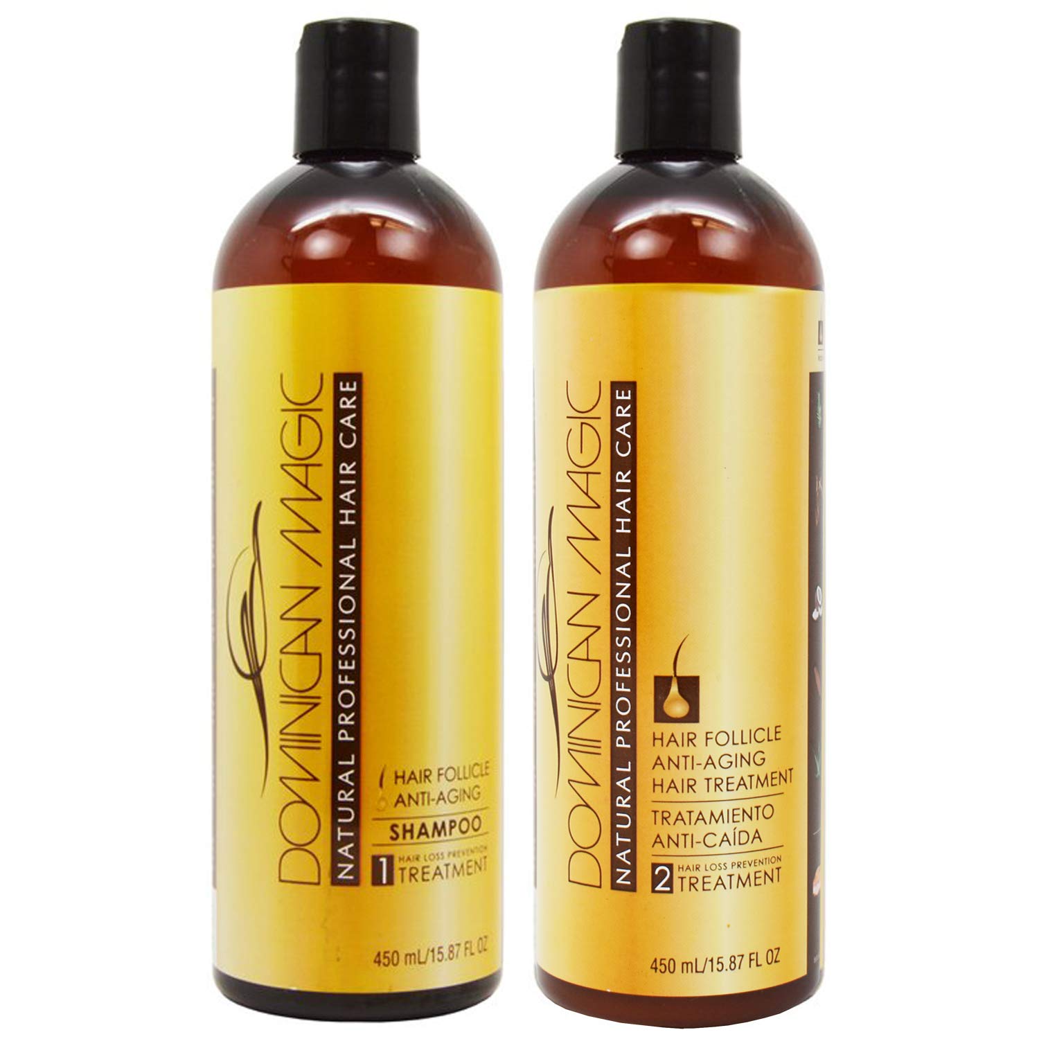 Dominican Magic Hair Follicle – Anti - Aging Shampoo & Conditioner – 15.87 oz - Beauty Exchange Beauty Supply