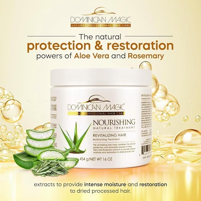 Dominican Magic Hair Styling Gel – Strong Hold, Frizz Control & Shine with Aloe Vera (16oz) - Beauty Exchange Beauty Supply