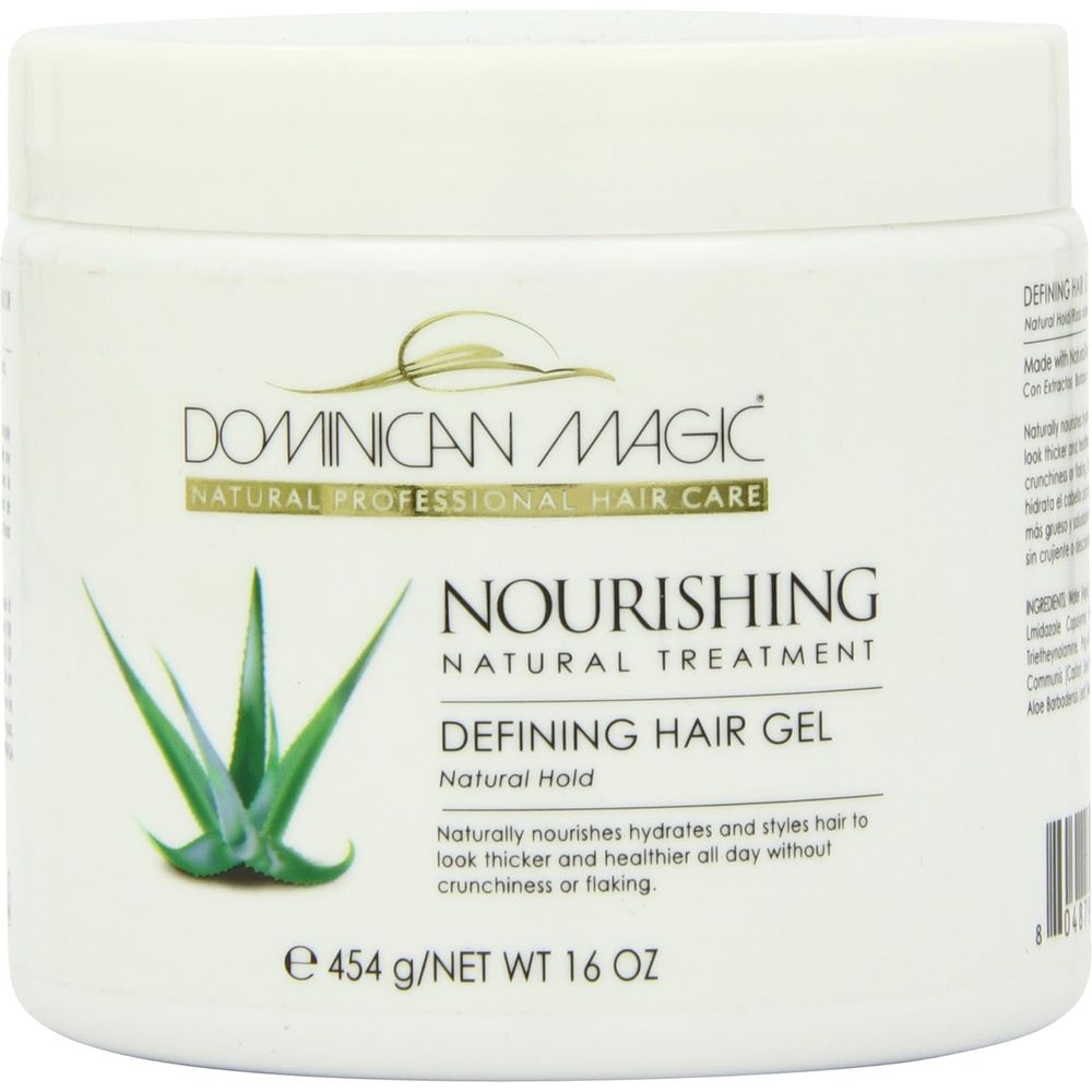 Dominican Magic Hair Styling Gel โ Strong Hold, Frizz Control & Shine with Aloe Vera (16oz) - Beauty Exchange Beauty Supply