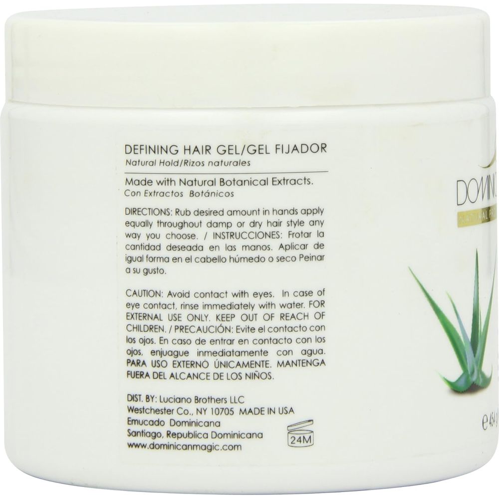 Dominican Magic Hair Styling Gel โ Strong Hold, Frizz Control & Shine with Aloe Vera (16oz) - Beauty Exchange Beauty Supply
