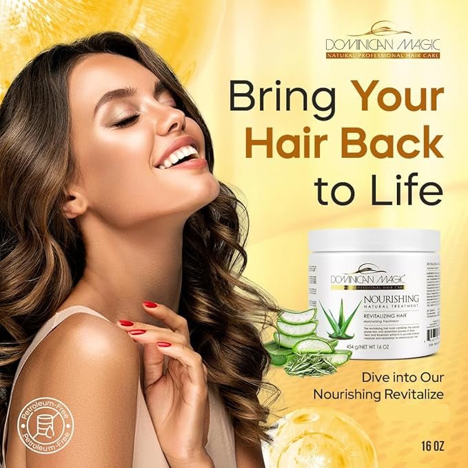 Dominican Magic Hair Styling Gel – Strong Hold, Frizz Control & Shine with Aloe Vera (16oz) - Beauty Exchange Beauty Supply