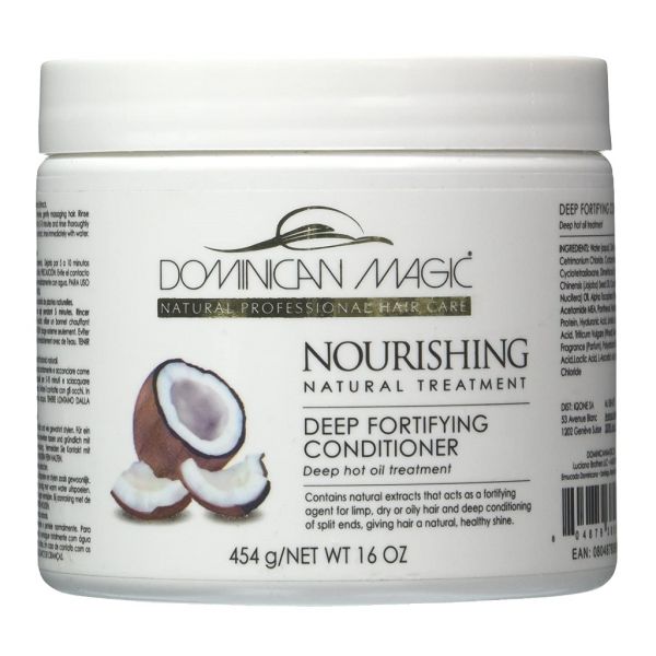 Dominican Magic Nourishing Deep Fortifying Conditioner – Strengthens, Moisturizes & Revitalizes Hair (16oz) - Beauty Exchange Beauty Supply
