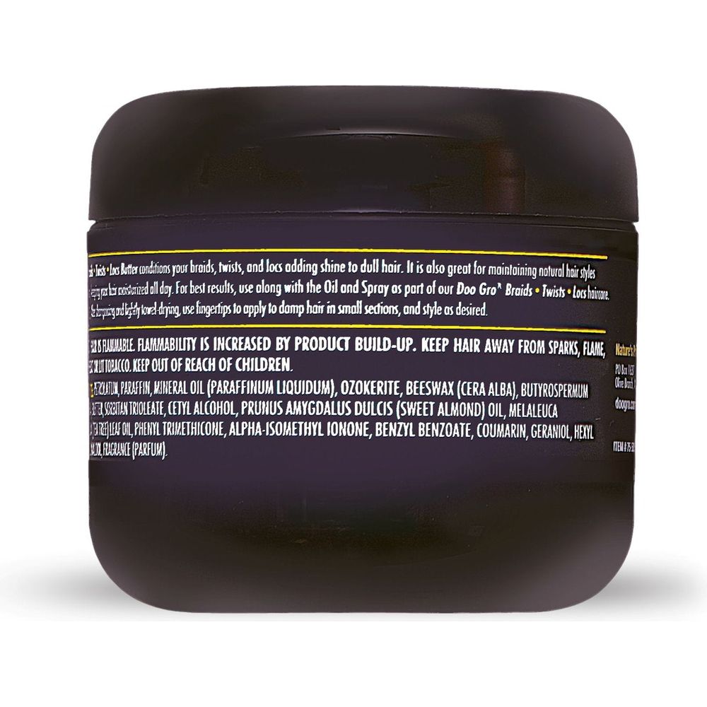 Doo Gro Braids, Twists & Locs Butter – Moisturizing & Conditioning Hair Butter – 4oz - Beauty Exchange Beauty Supply