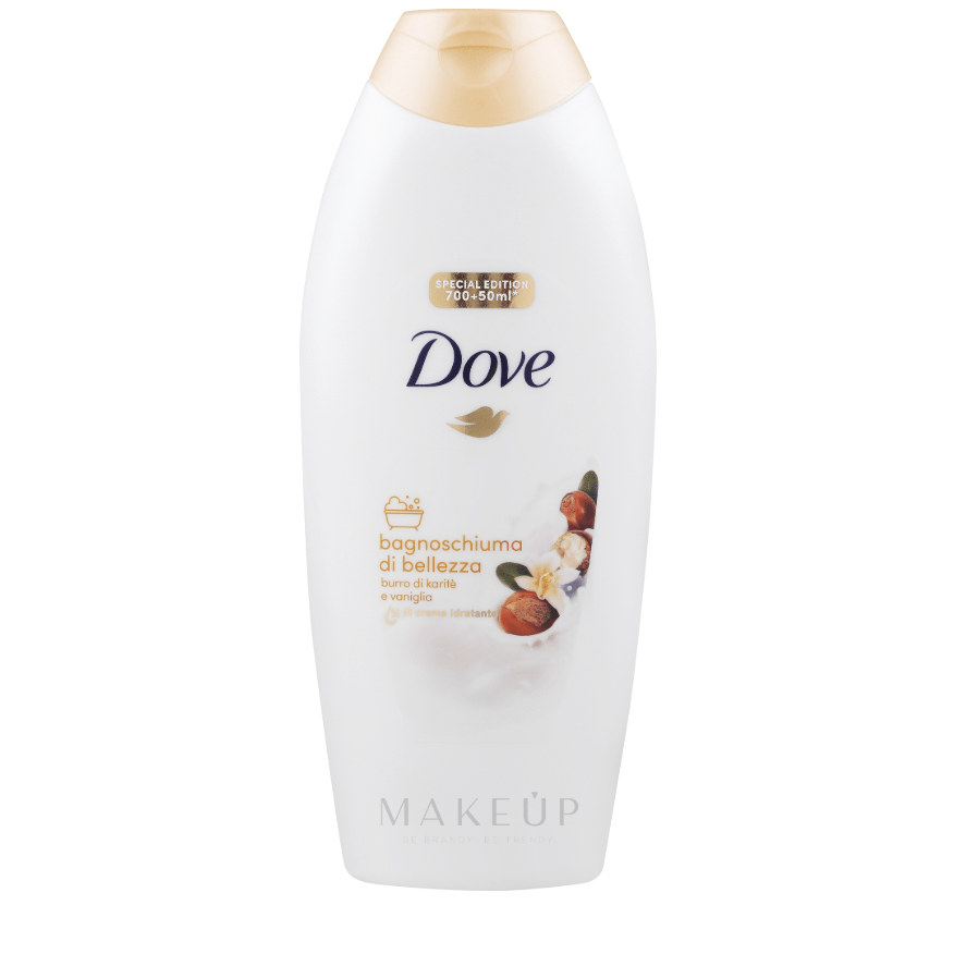 Dove Caring Bath – Shea Butter / Precious Silk Creamy – 750 ml - Beauty Exchange Beauty Supply