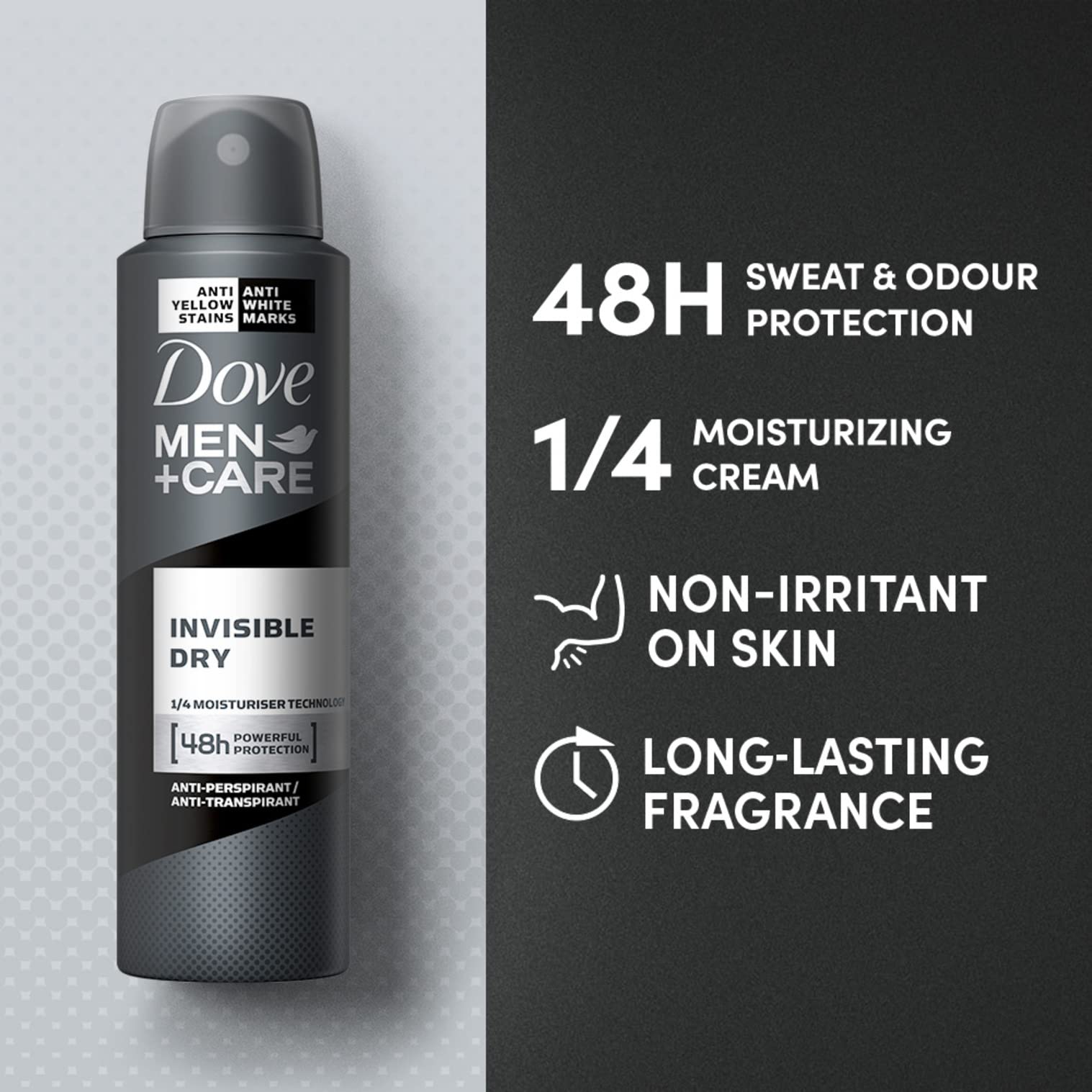 Dove Men+Care Invisible Dry Deodorant - 250ml - Beauty Exchange Beauty Supply