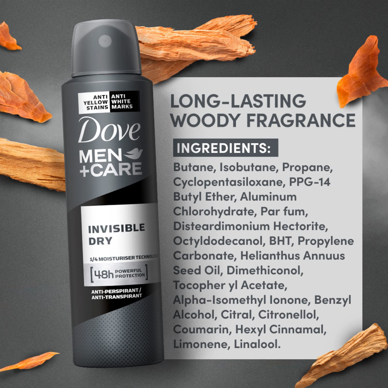 Dove Men+Care Invisible Dry Deodorant - 250ml - Beauty Exchange Beauty Supply