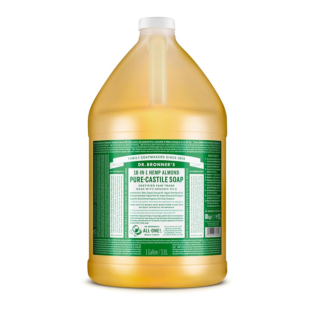 Dr. Bronner’s Pure - Castile Liquid Soap – 1 Gallon - Beauty Exchange Beauty Supply