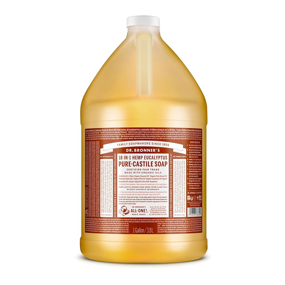 Dr. Bronner’s Pure - Castile Liquid Soap – 1 Gallon - Beauty Exchange Beauty Supply