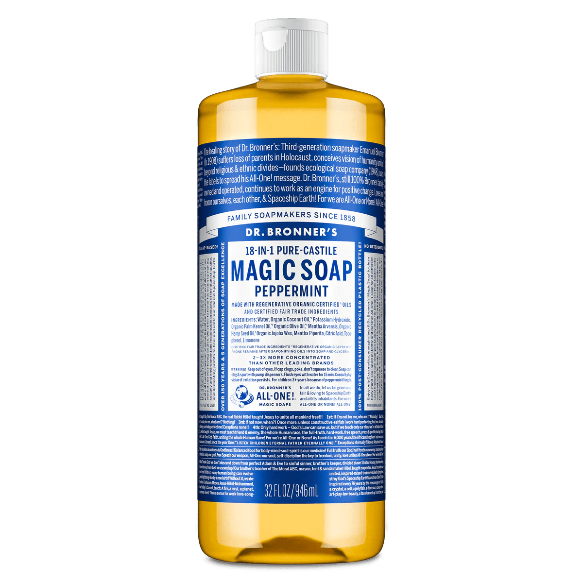 Dr. Bronner’s Pure - Castile Liquid Soap Variety Pack - 32oz - Beauty Exchange Beauty Supply