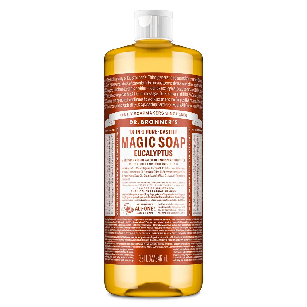 Dr. Bronner’s Pure - Castile Liquid Soap Variety Pack - 32oz - Beauty Exchange Beauty Supply