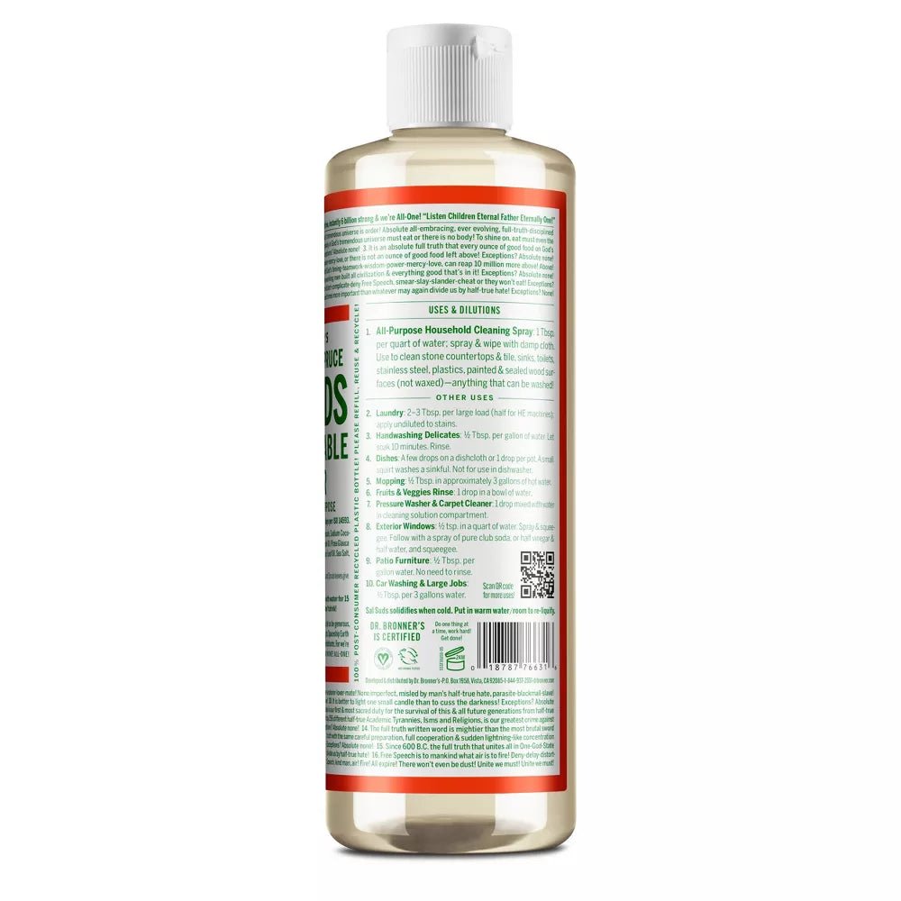 Dr. Bronner’s Sal Suds Cleaner – Siberian Fir & Spruce - Beauty Exchange Beauty Supply