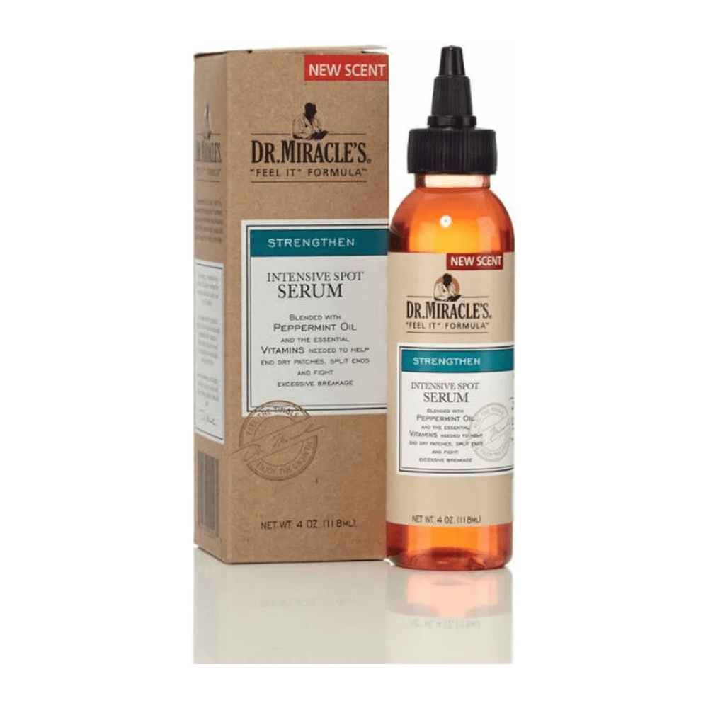 Dr. Miracleโs Intensive Spot Hair & Scalp Treatment Serum โ Strengthens, Moisturizes & Encourages Growth โ 4 fl oz - Beauty Exchange Beauty Supply