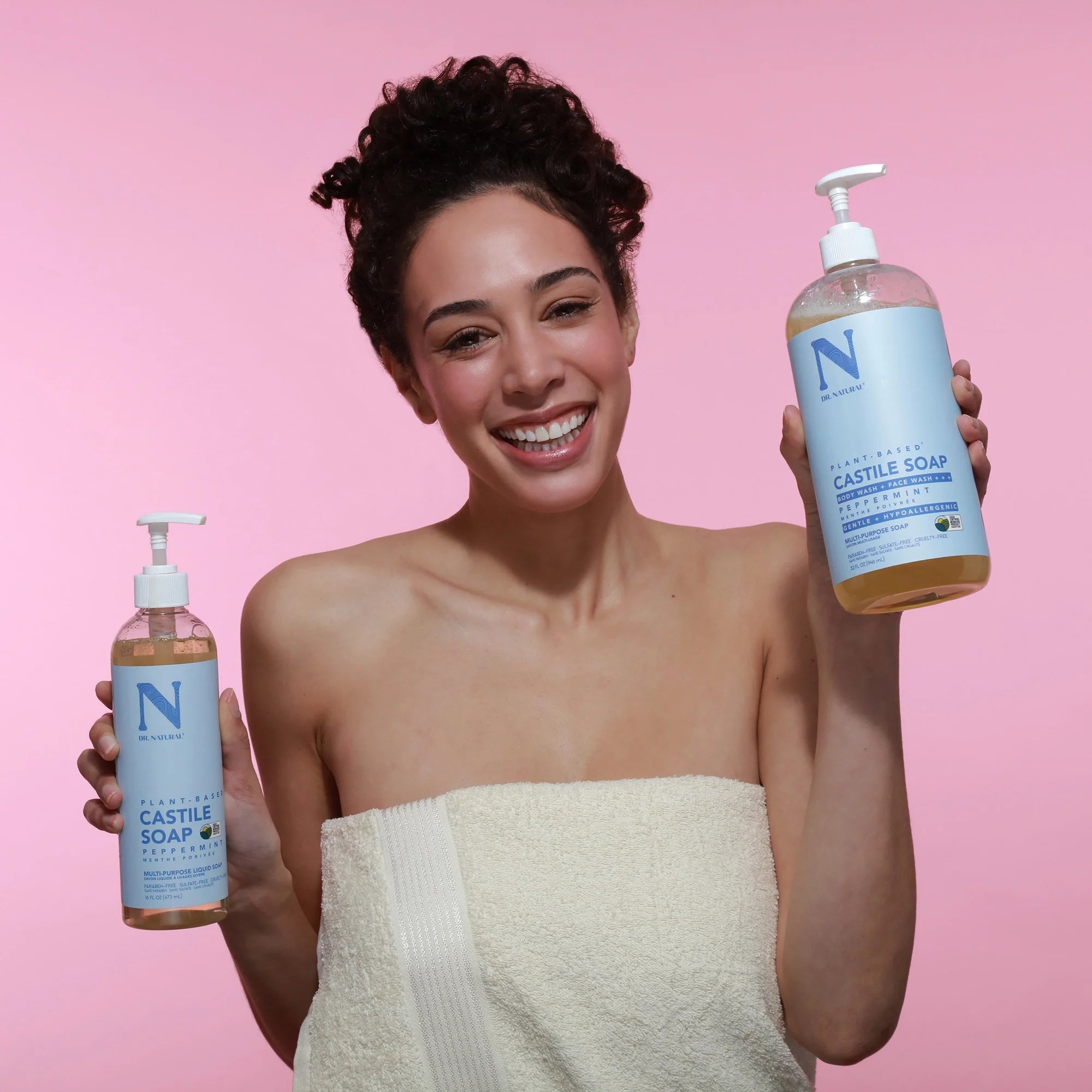 Dr. Natural Castile Soap – Peppermint / Lavender – 32 oz - Beauty Exchange Beauty Supply