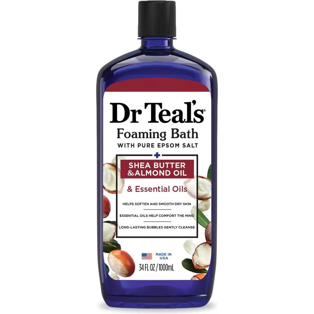 Dr Teal’s Epsom Salt Foaming Bath – Lavender, Shea Butter & Almond Oil, Melatonin Lavender & Chamomile – 34 oz Variety Pack (3 - Variants) - Beauty Exchange Beauty Supply