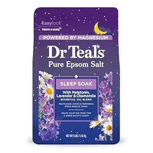 Dr Teal’s Epsom Salt Soaking Solution – Lavender, Coconut Oil, Rosemary & Mint, Milk & Honey, Eucalyptus & Spearmint, Melatonin Lavender & Chamomile – 3 lb Variety Pack (6 - Variants) - Beauty Exchange Beauty Supply