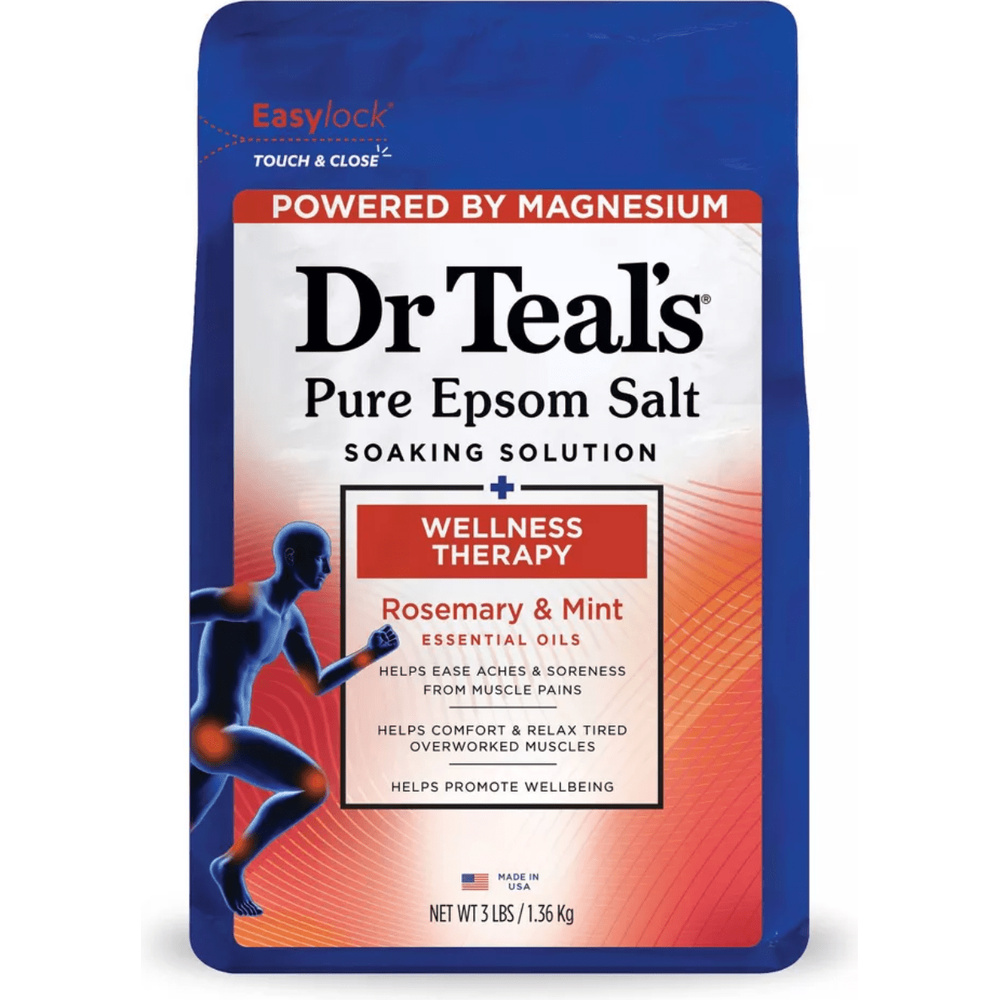 Dr Teal’s Epsom Salt Soaking Solution – Lavender, Coconut Oil, Rosemary & Mint, Milk & Honey, Eucalyptus & Spearmint, Melatonin Lavender & Chamomile – 3 lb Variety Pack (6 - Variants) - Beauty Exchange Beauty Supply