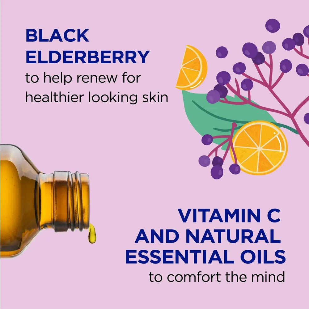 Dr Teal's Kids 3 - in - 1 Bubble Bath, Body Wash & Shampoo – Boost & Renew Elderberry with Vitamin C, 20 fl oz - Beauty Exchange Beauty Supply