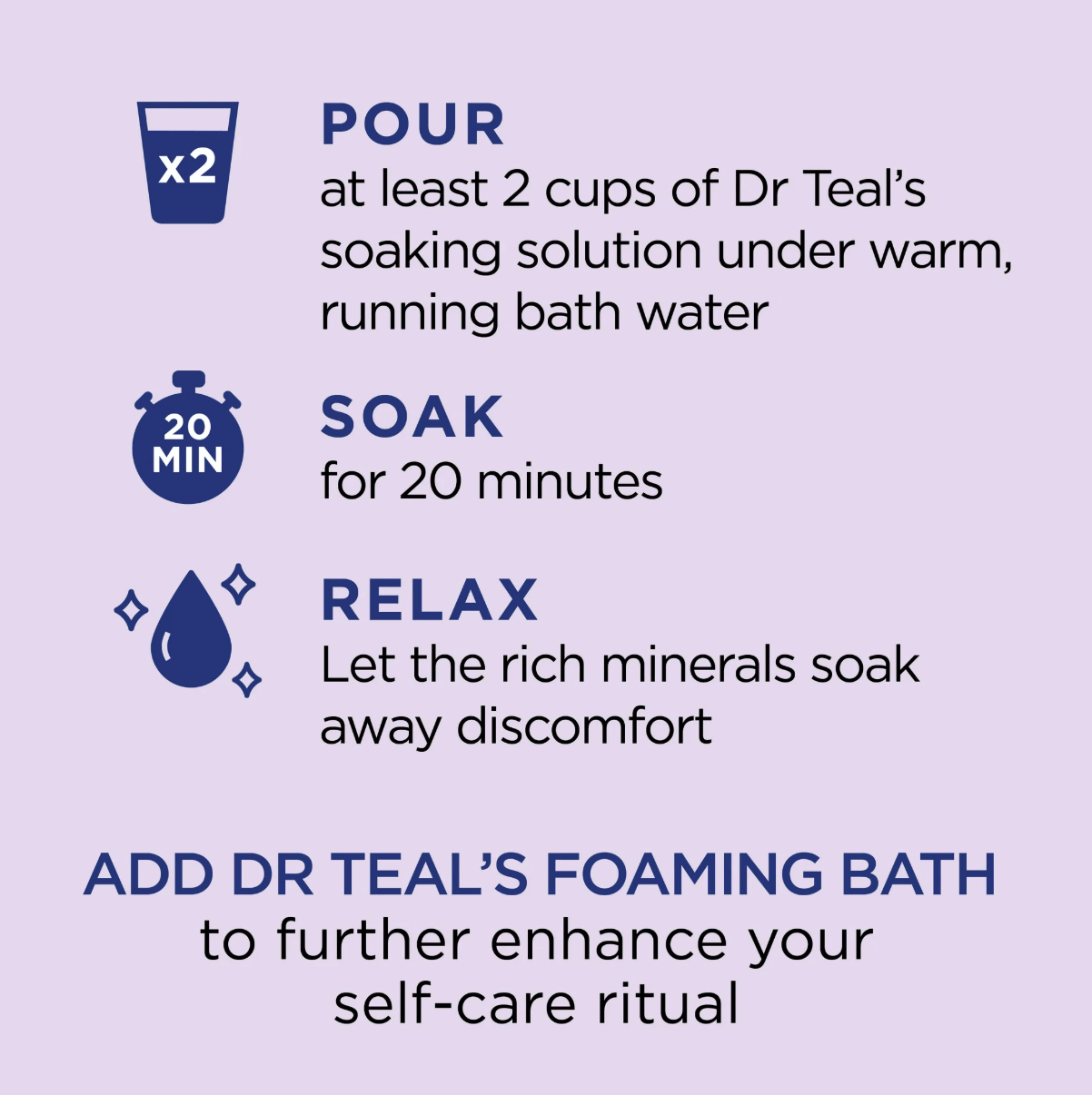 Dr Teal's Soothe & Sleep Lavender Epsom Salt Soak - 1lb - Beauty Exchange Beauty Supply