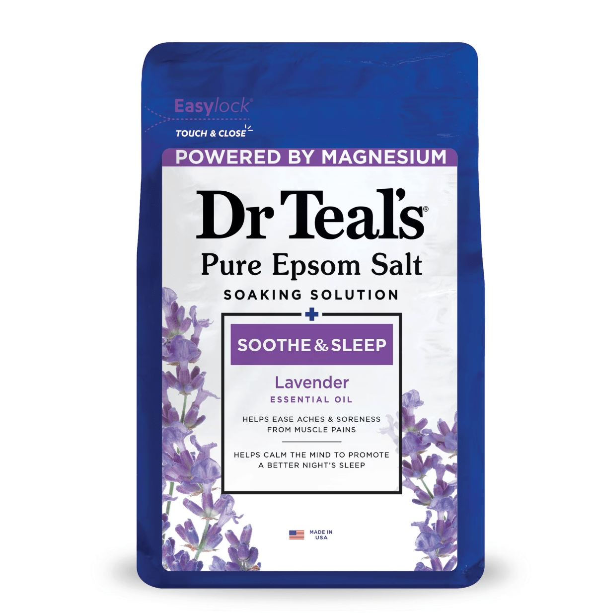 Dr Teal's Soothe & Sleep Lavender Epsom Salt Soak - 1lb - Beauty Exchange Beauty Supply