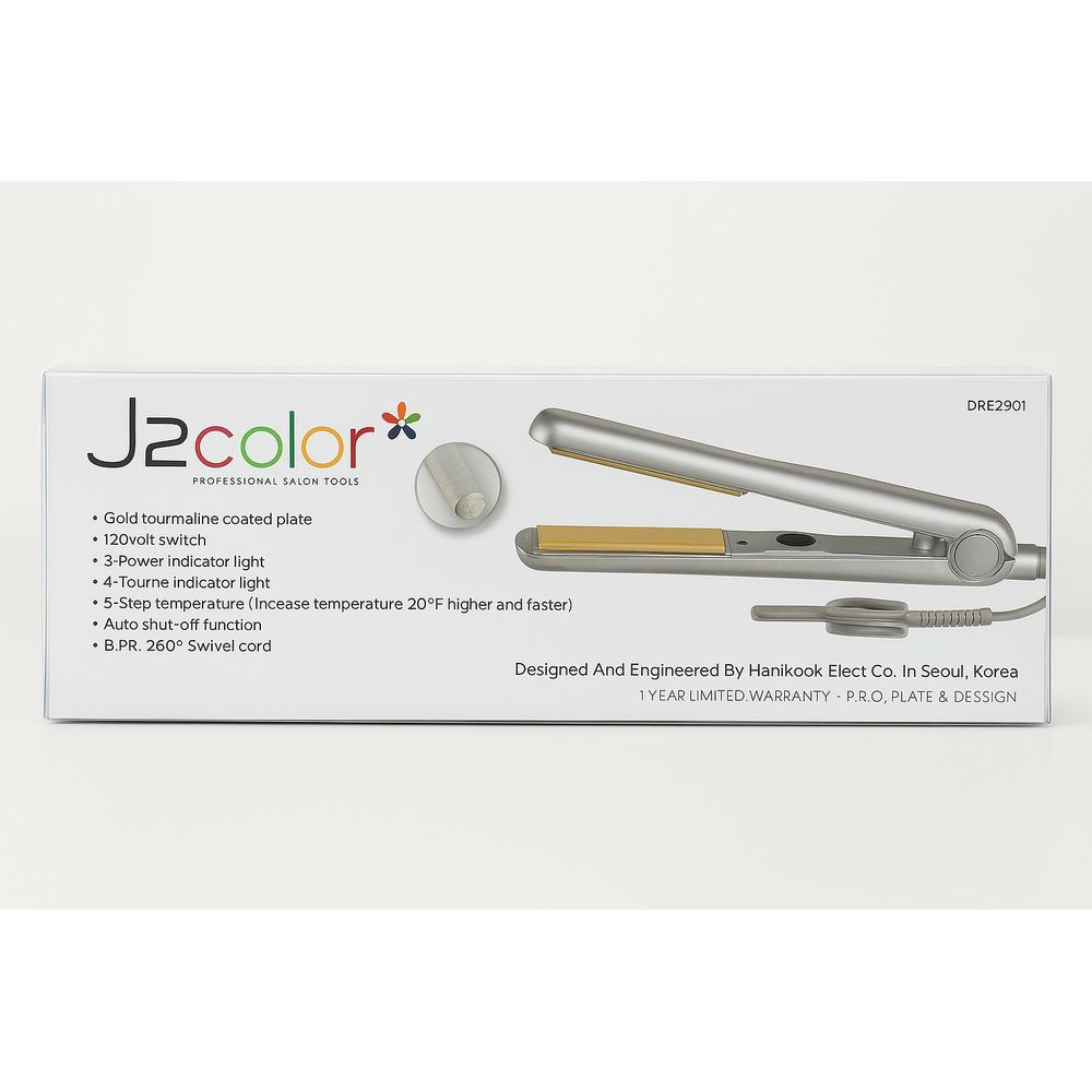 Dream World - J2 Professional Ceramic Hair Straightener | Sleek & Smooth Styling | Colors Available in Steel Blue | Purple | and Pink - Beauty Exchange Beauty Supply