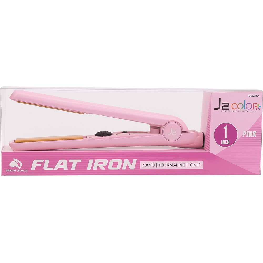 Dream World - J2 Professional Ceramic Hair Straightener | Sleek & Smooth Styling | Colors Available in Steel Blue | Purple | and Pink - Beauty Exchange Beauty Supply