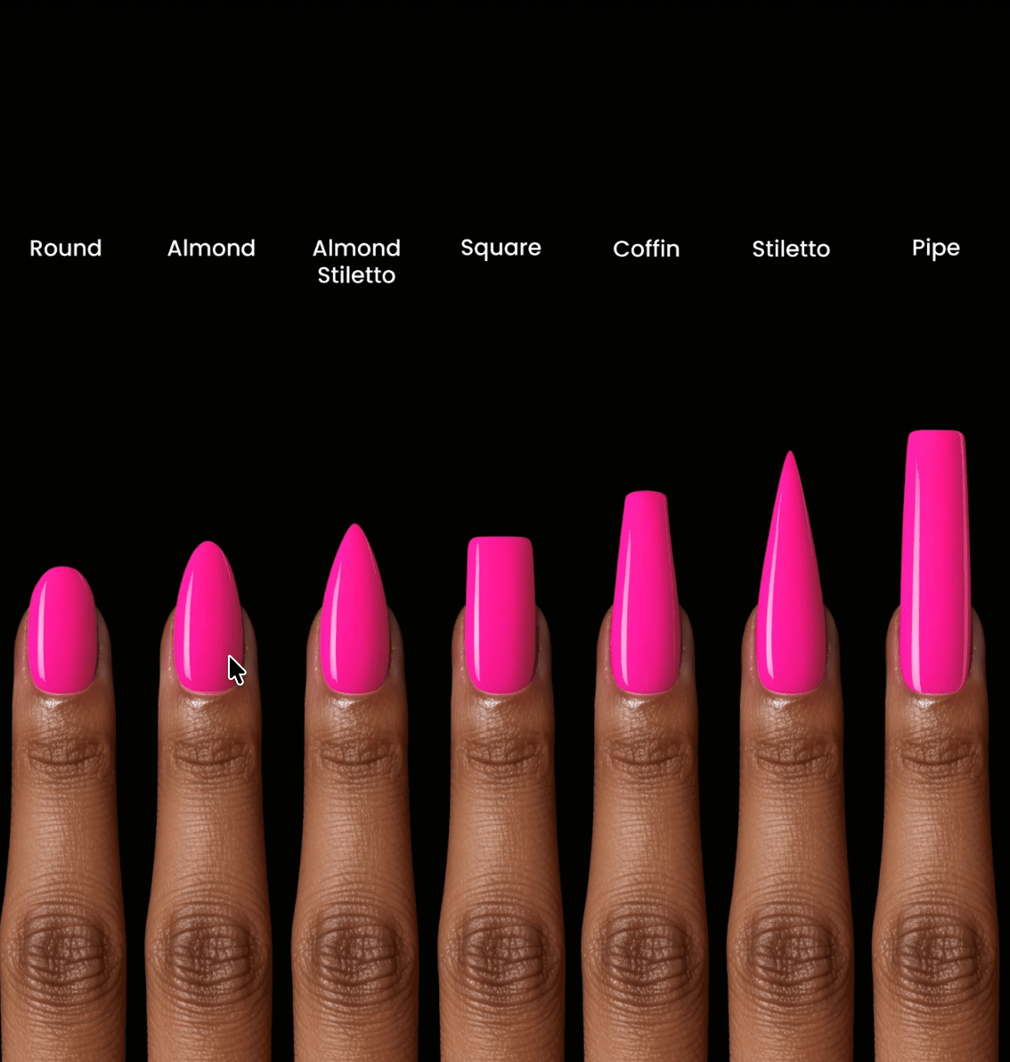 DRESUP Gilded Secrets Medium Almond Stiletto Press-On Nails - Beauty Exchange Beauty Supply