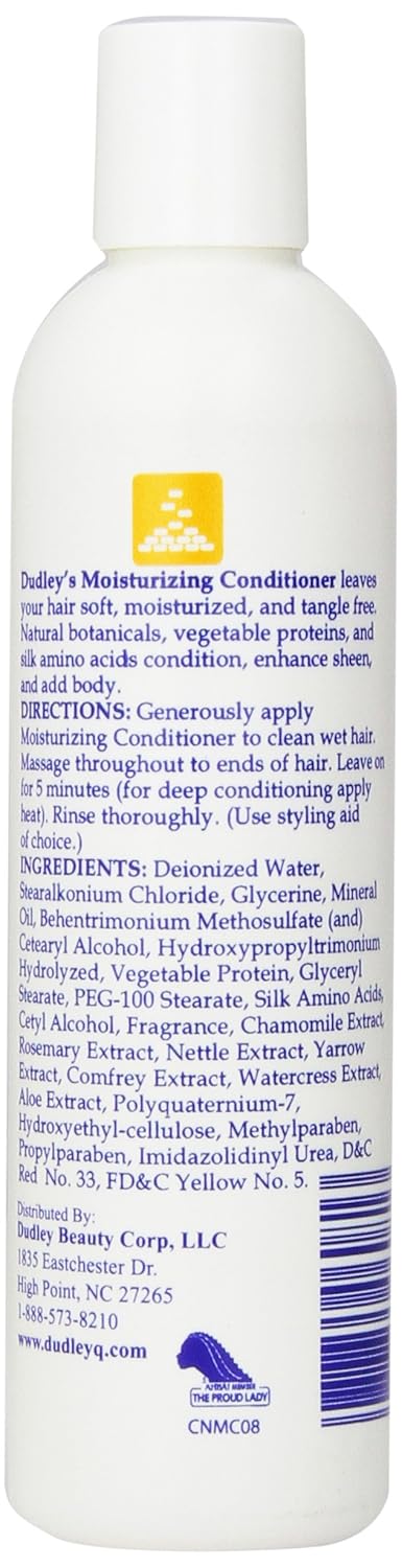 Dudley's Moisturizing Conditioner – 8 oz - Beauty Exchange Beauty Supply