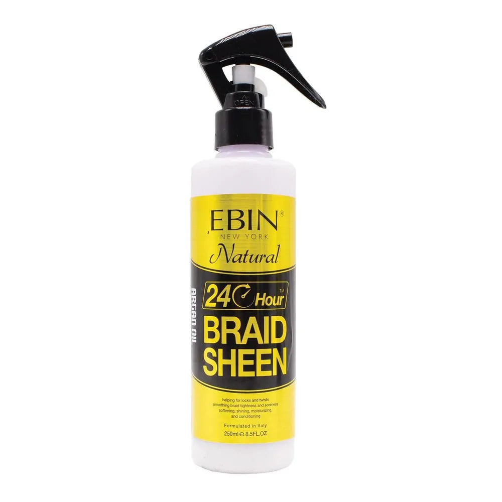 EBIN 24 Hour Spray – Long - Lasting Shine for Braids, Wigs & Weaves – 8.5 oz - Beauty Exchange Beauty Supply