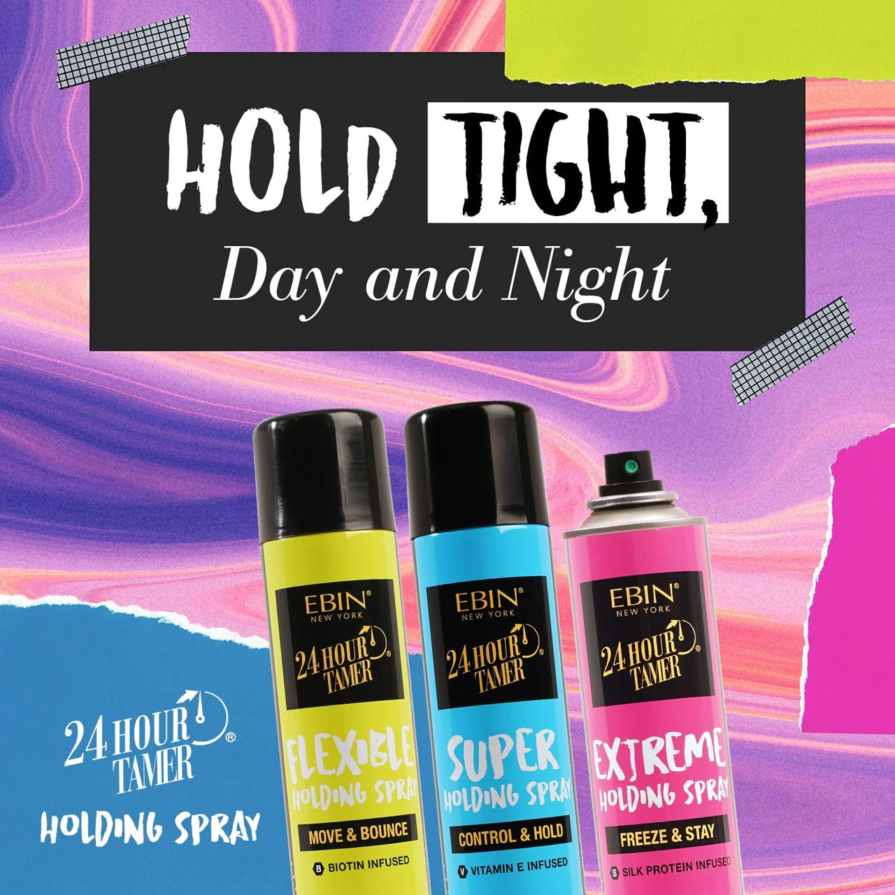 EBIN 24 Hour Tamer Holding Spray - Beauty Exchange Beauty Supply