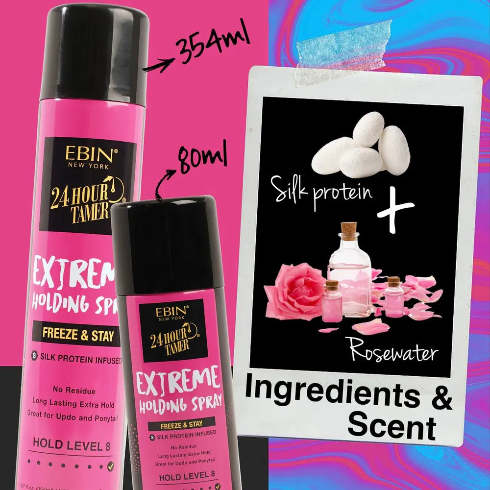 EBIN 24 Hour Tamer Holding Spray - Beauty Exchange Beauty Supply