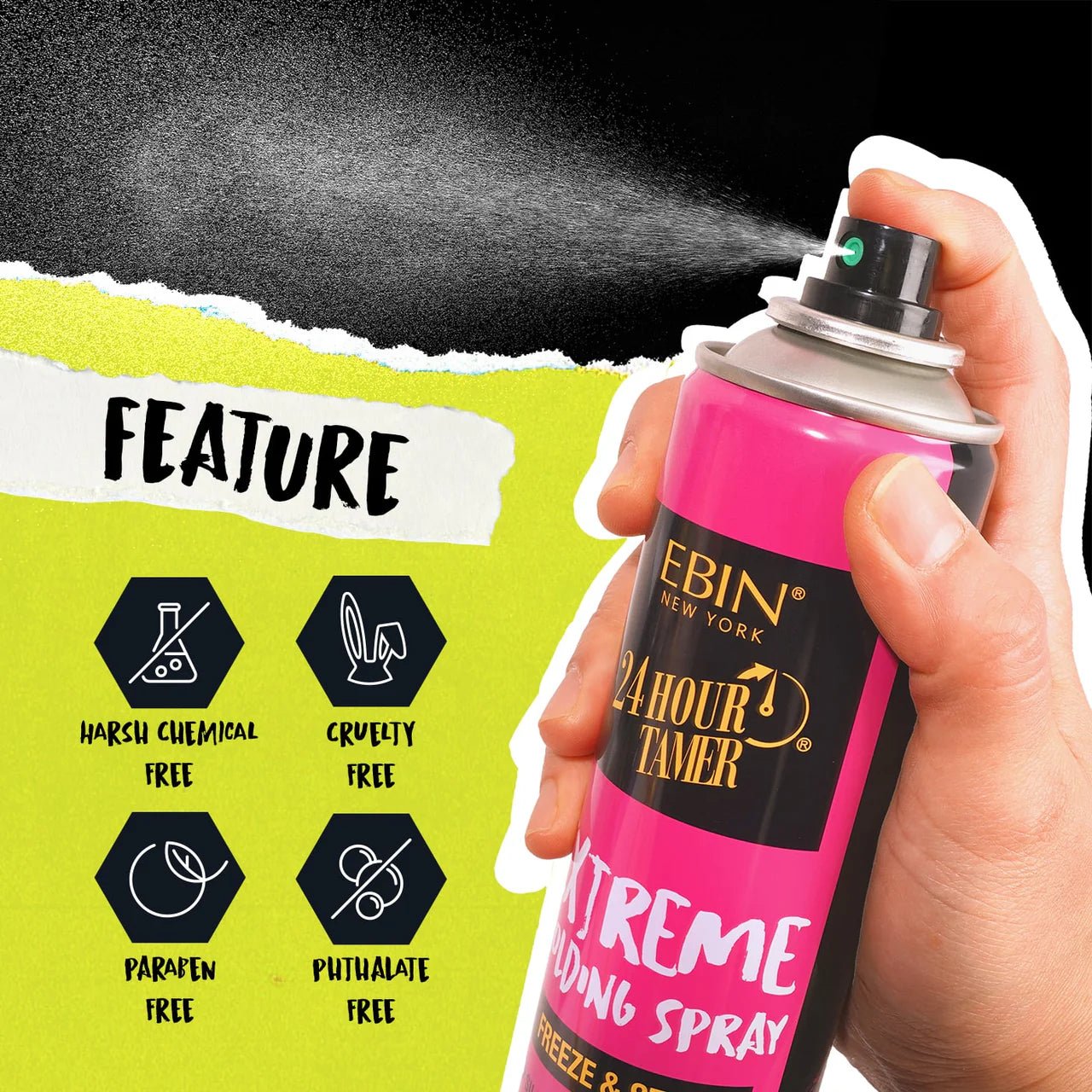EBIN 24 Hour Tamer Holding Spray - Beauty Exchange Beauty Supply