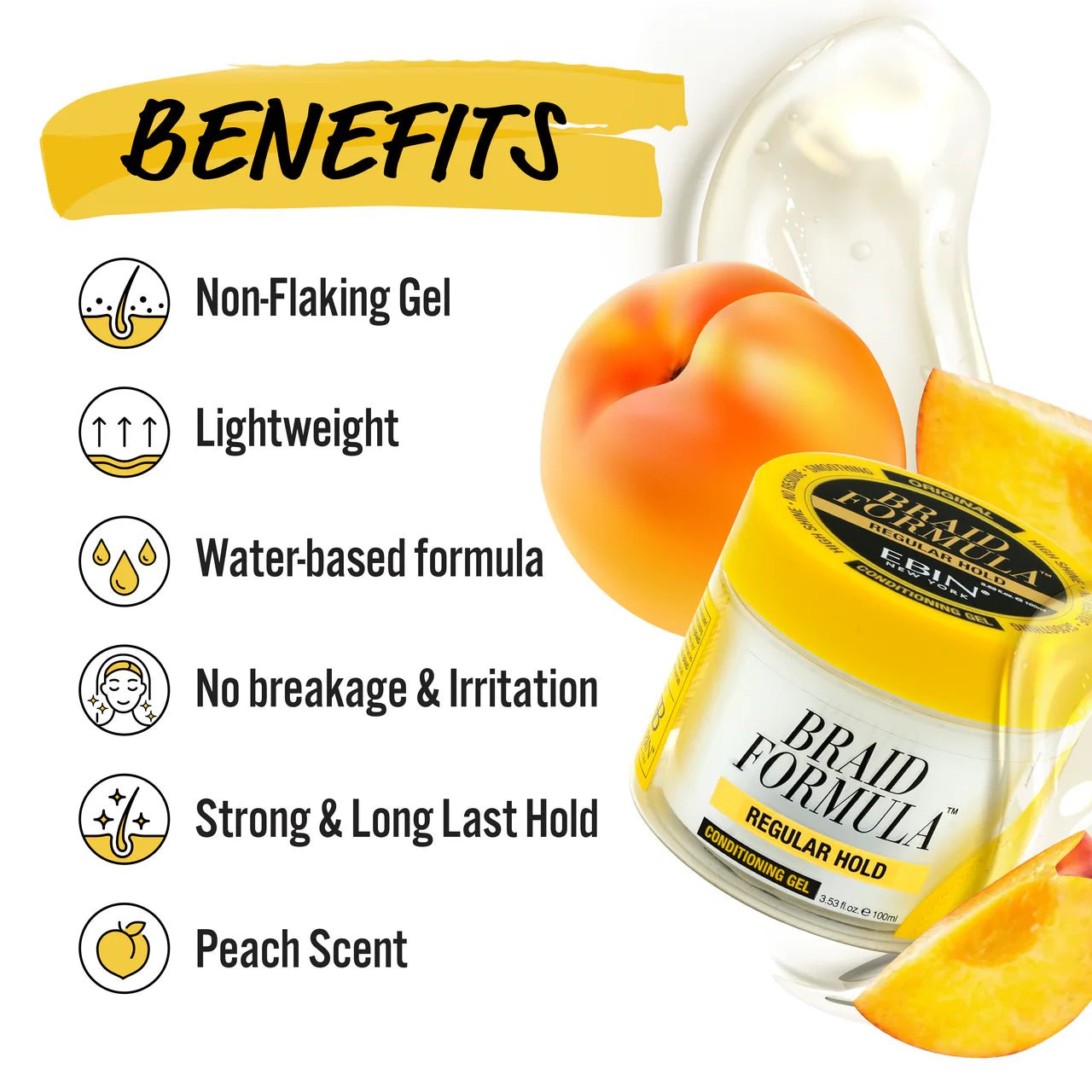 EBIN Braid Formula Gel – Regular Hold - Beauty Exchange Beauty Supply