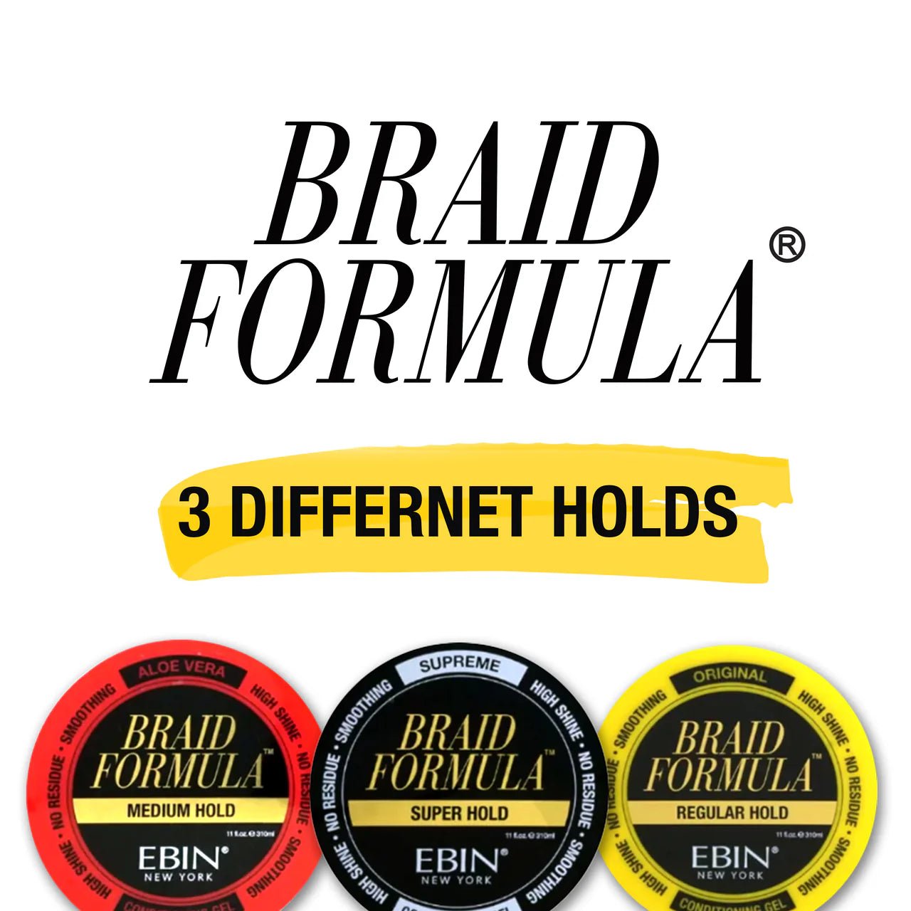EBIN Braid Formula Gel – Super Hold - Beauty Exchange Beauty Supply