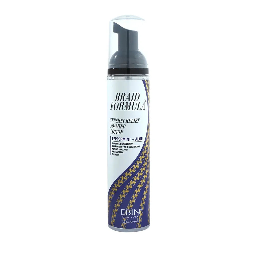 Ebin Braid Formula Tension Relief Foaming Lotion โ 8.5 oz - Beauty Exchange Beauty Supply