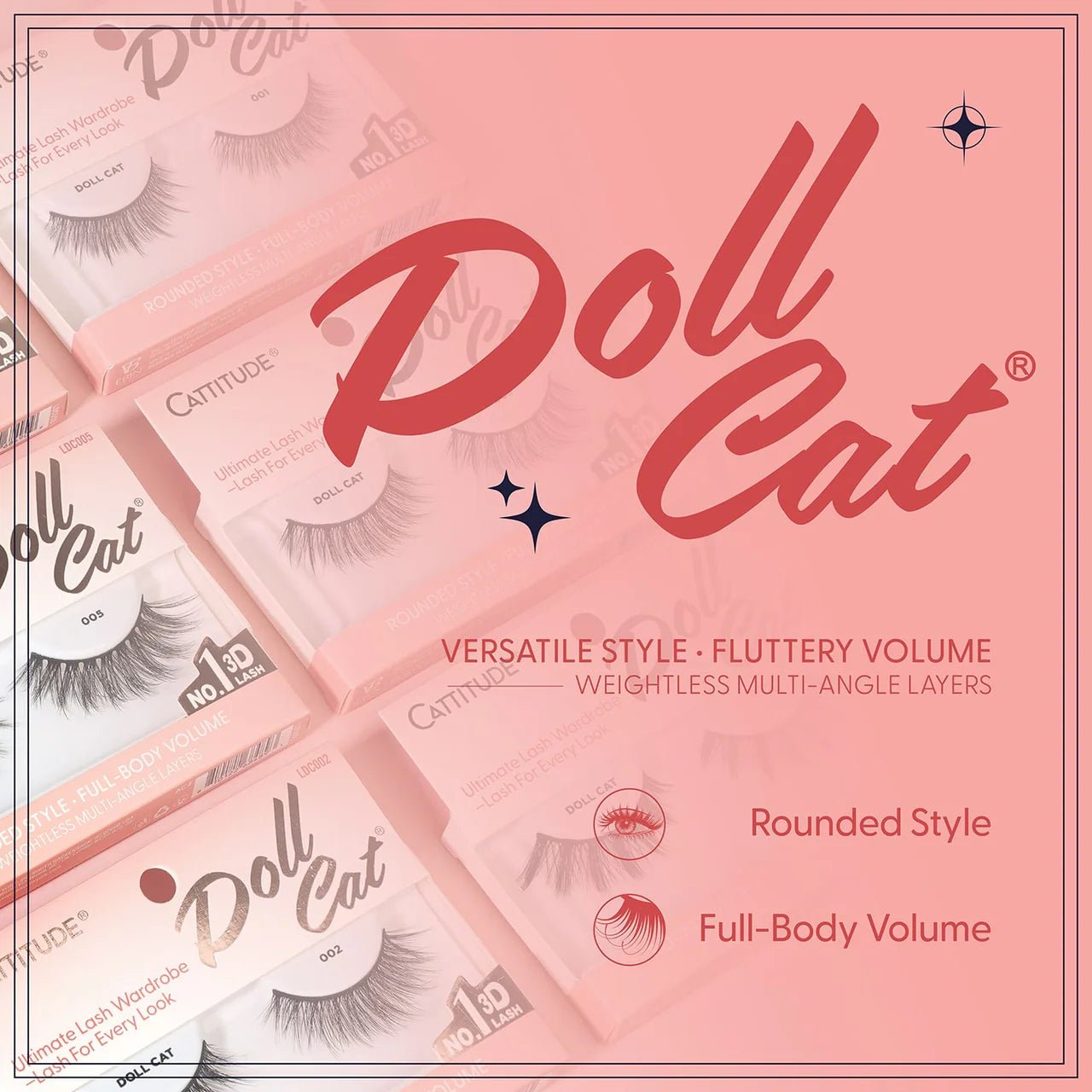EBIN CATTITUDE Lashes Faux Mink Styles – 01 to 06 - Beauty Exchange Beauty Supply