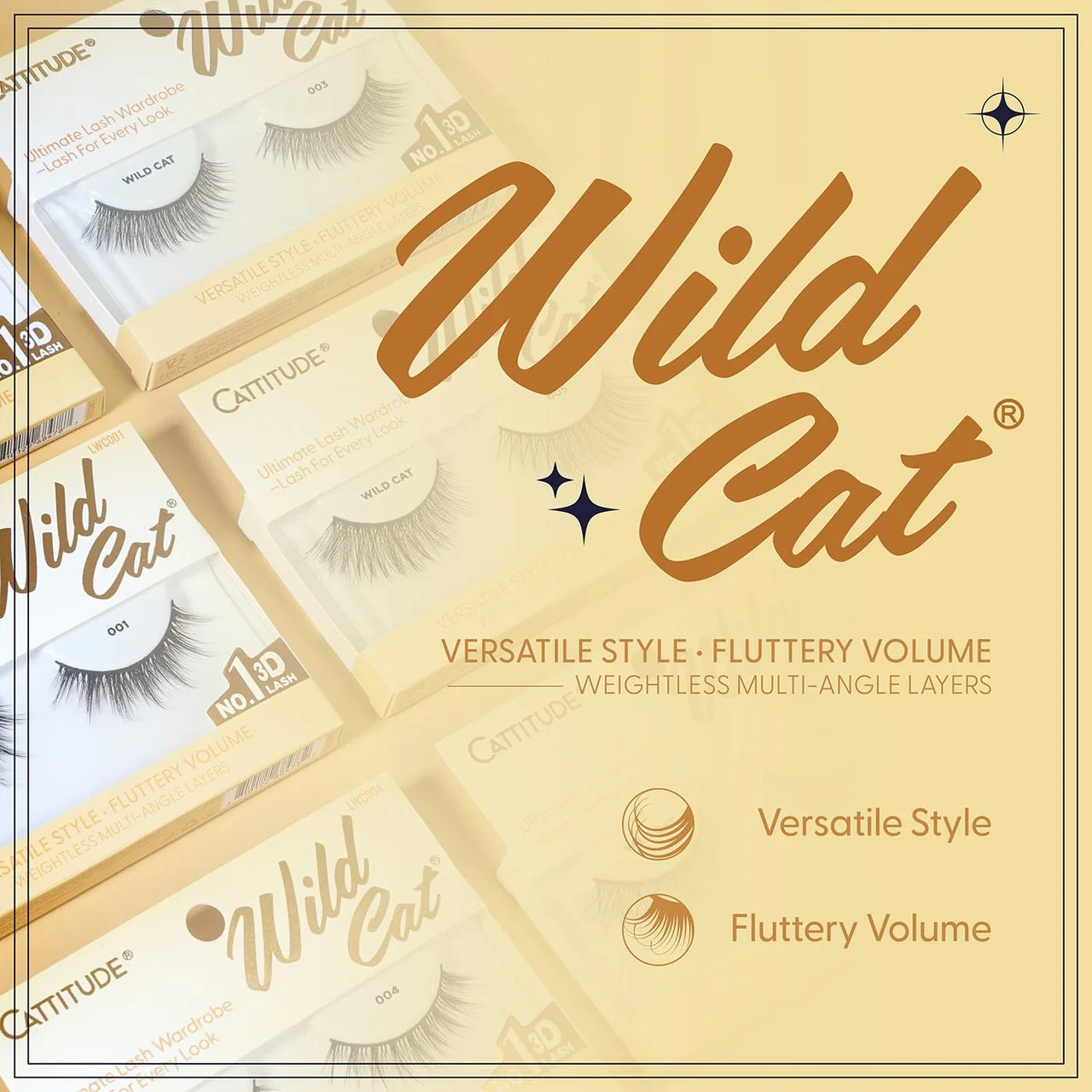EBIN CATTITUDE Lashes Faux Mink Styles – 01 to 06 - Beauty Exchange Beauty Supply