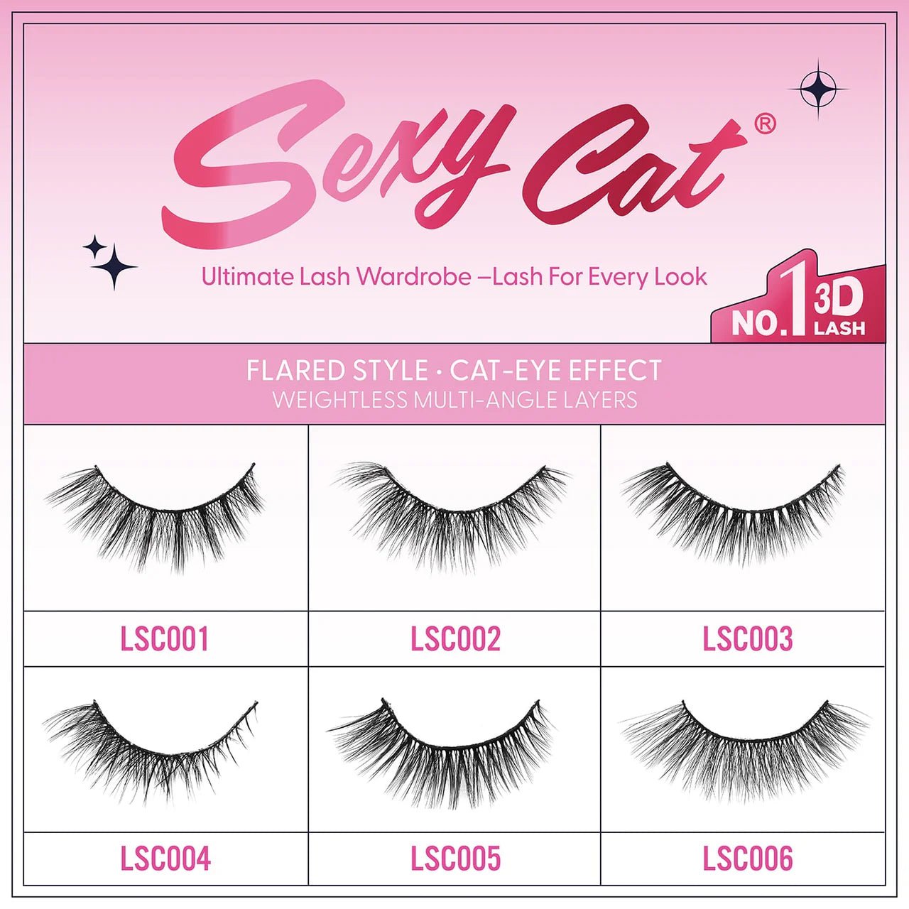 EBIN CATTITUDE Lashes Faux Mink Styles – 01 to 06 - Beauty Exchange Beauty Supply