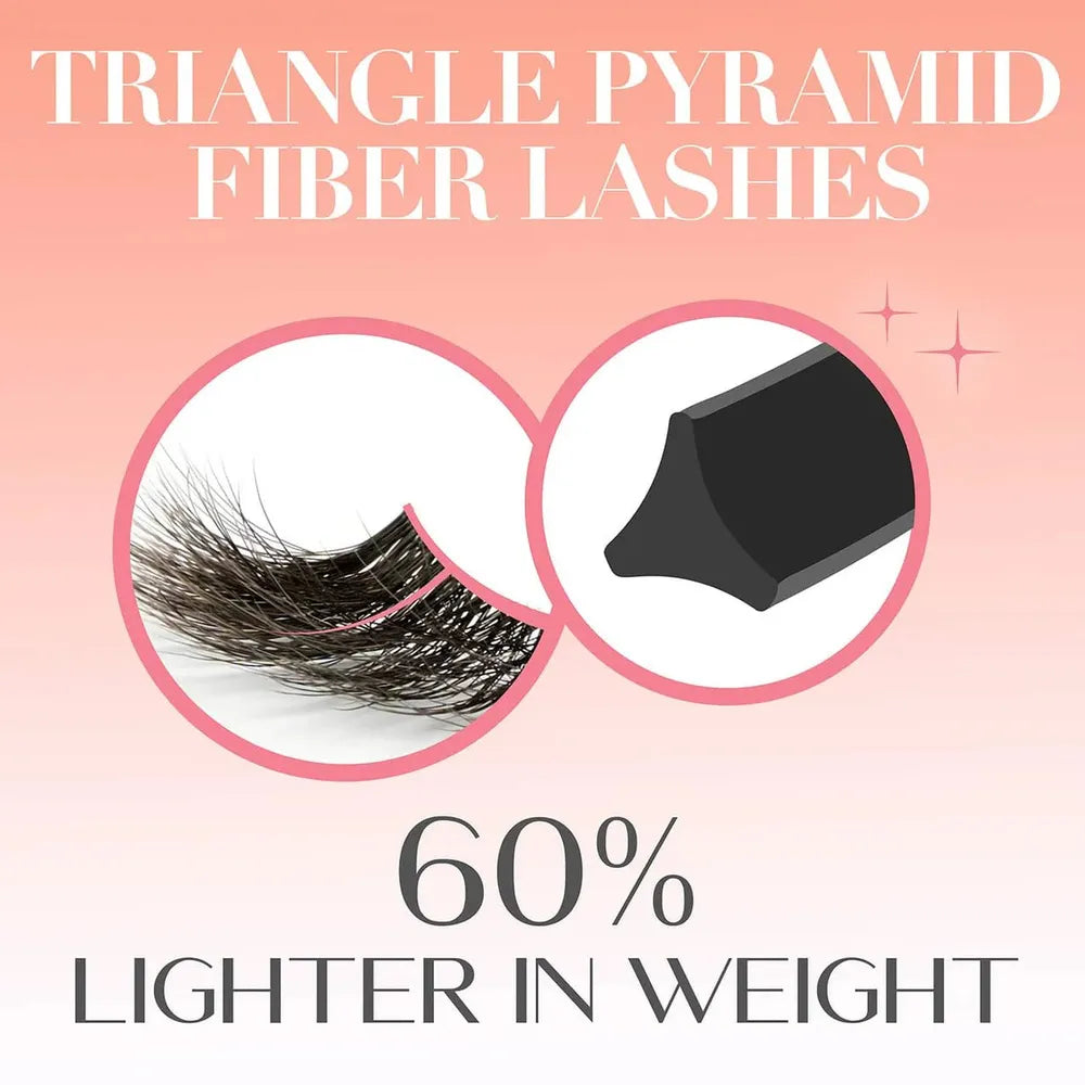 Ebin New York Cattitude 5D AM Lashes โ Styles 001โ006 | Soft Faux Mink, Wispy to Flare Styles | Lightweight & Reusable | Natural Everyday Glam - Beauty Exchange Beauty Supply