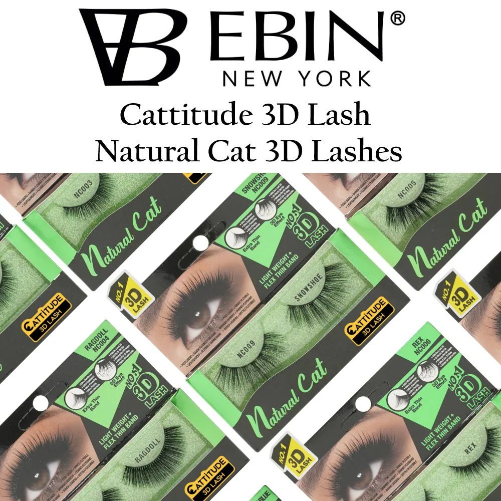 Ebin New York – Natural Cat 3D Lash Collection - Beauty Exchange Beauty Supply