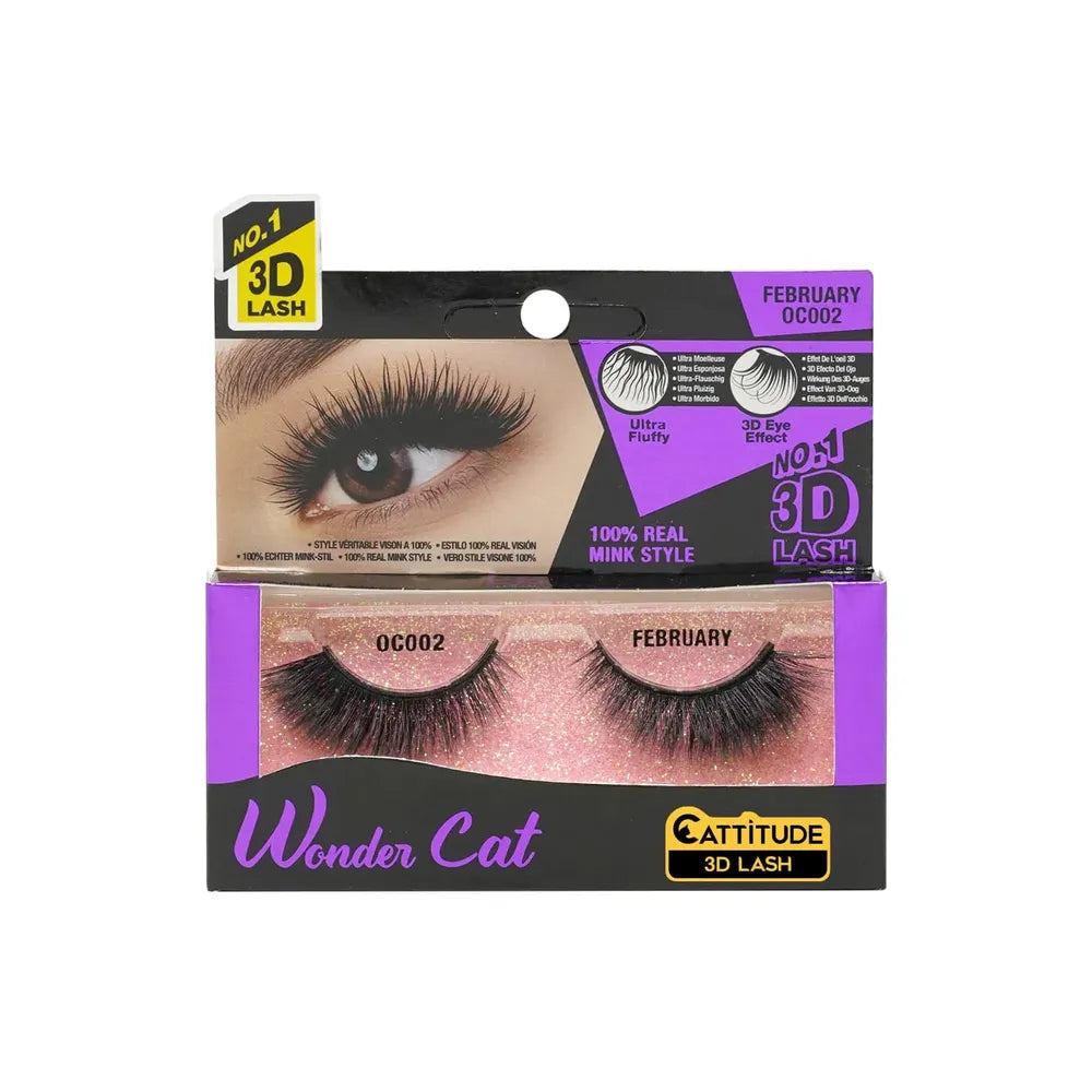 Ebin New York Wonder Cat 3D Faux Mink Lash Collection - Beauty Exchange Beauty Supply